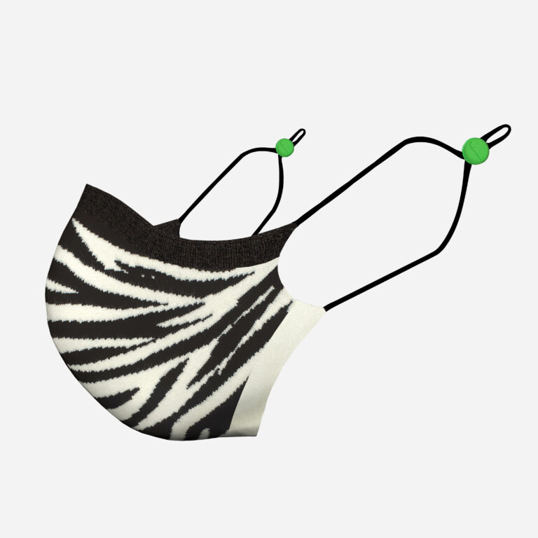 Zion_3D_facial_mask_knitted_black_White_Zebra